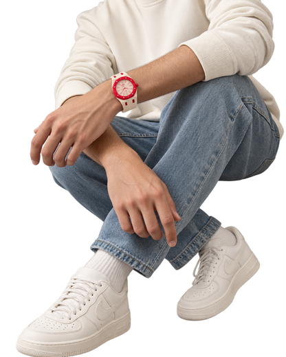 Audemars Piguet x Swatch Royal Pop "Otto Rosso"