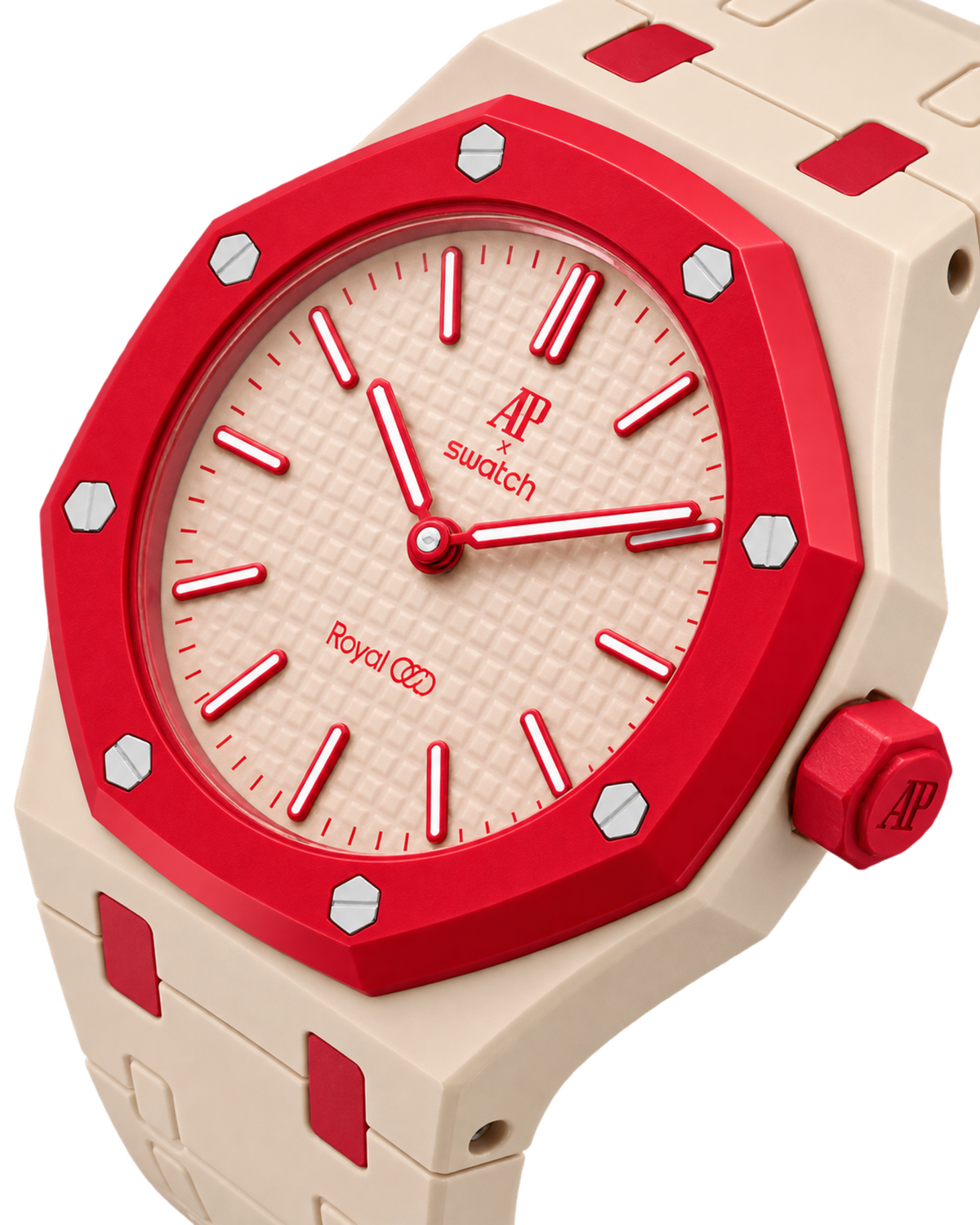 Audemars Piguet x Swatch Royal Pop "Otto Rosso"