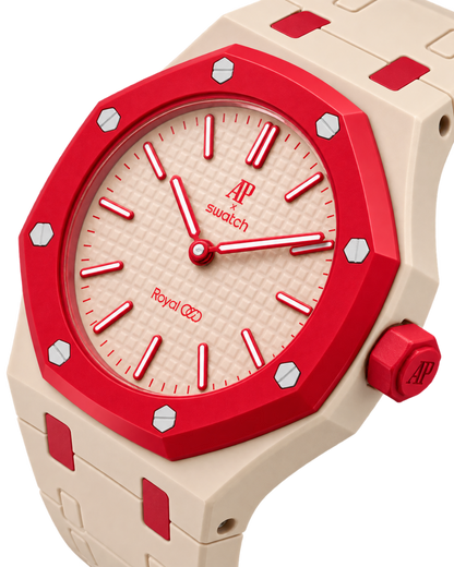 Audemars Piguet x Swatch Royal Pop "Otto Rosso"