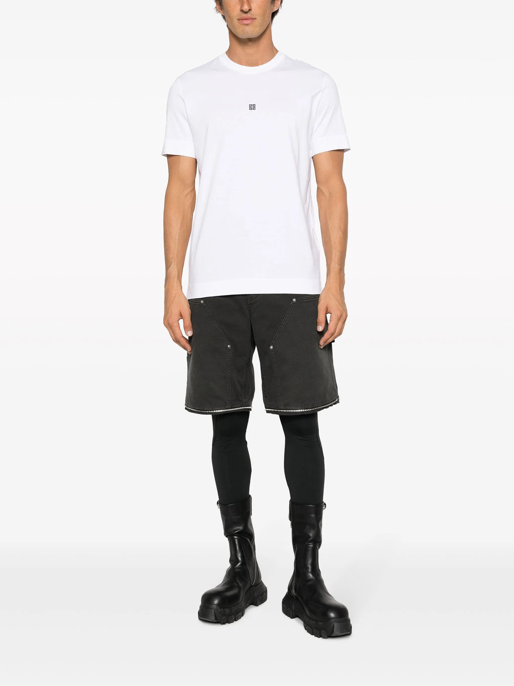 Givenchy Small 4G Embroidered Logo T-Shirt in White