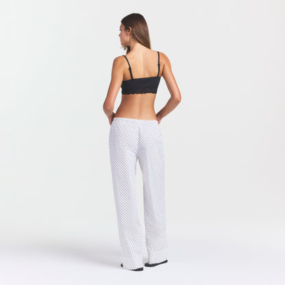 Cotton Poplin Sleep Straight Leg Pant