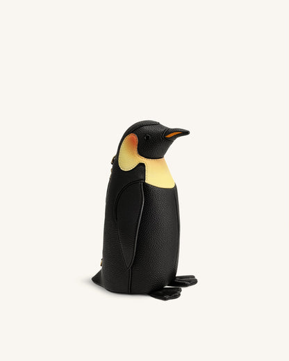 Pia Penguin Crossbody Bag - Black/White