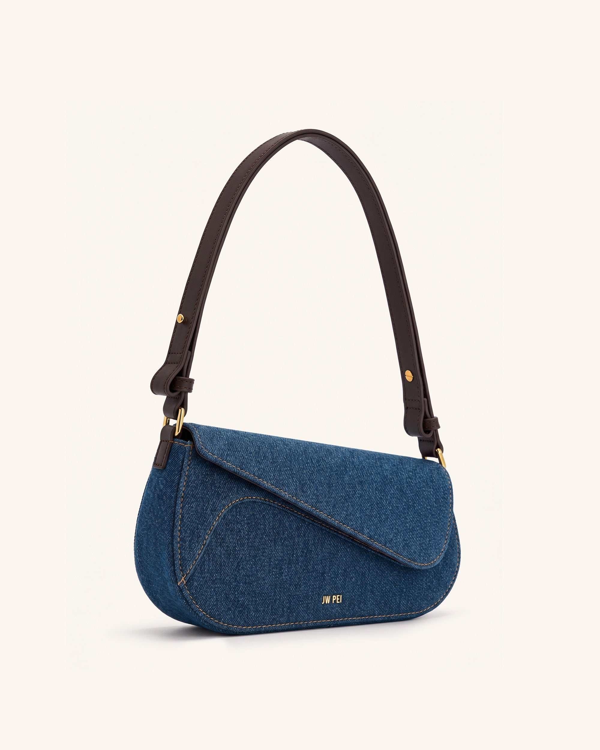 Addisyn Shoulder Bag - Brown Canvas