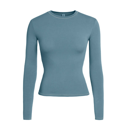 Cotton Jersey Long Sleeve T-shirt