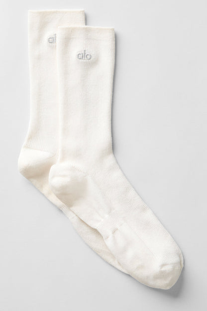 Unisex Half-Crew Understated Sock