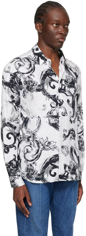 White Watercolour Shirt