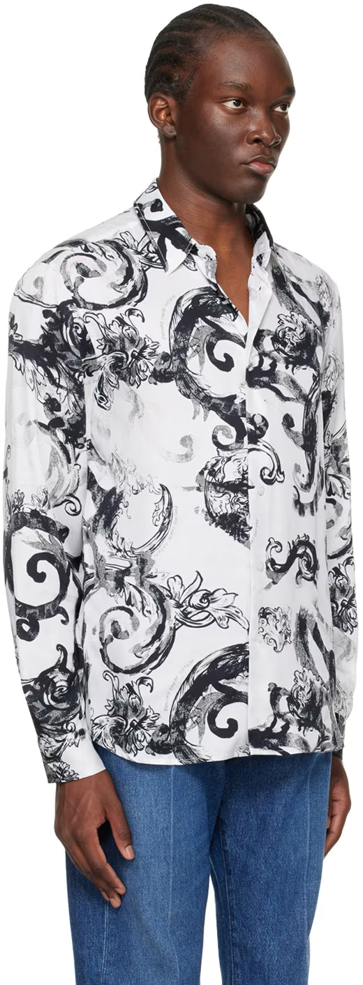 White Watercolour Shirt