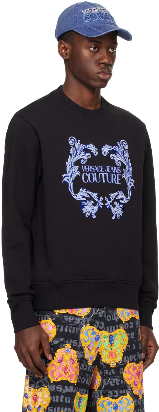 Black Baroque Sweatshirt