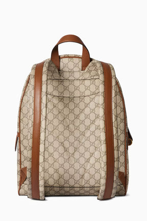GG Emblem Medium Backpack in Monogram Canvas