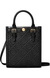 Mini T Monogram Debossed North/South Tote