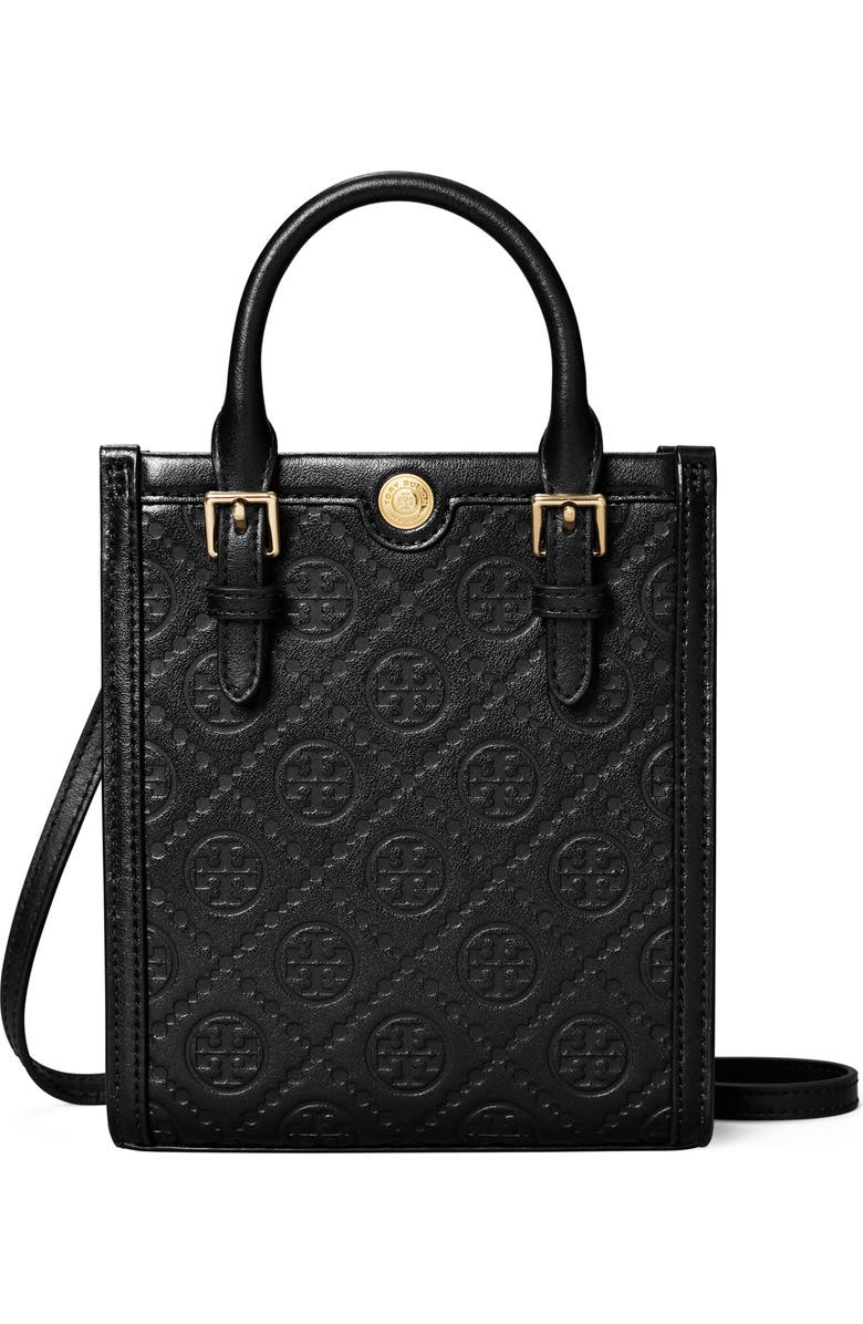 Mini T Monogram Debossed North/South Tote