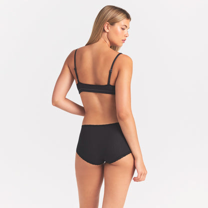 Lightweight Cotton Pointelle Lace Boy Short