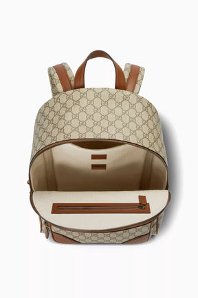 GG Emblem Medium Backpack in Monogram Canvas
