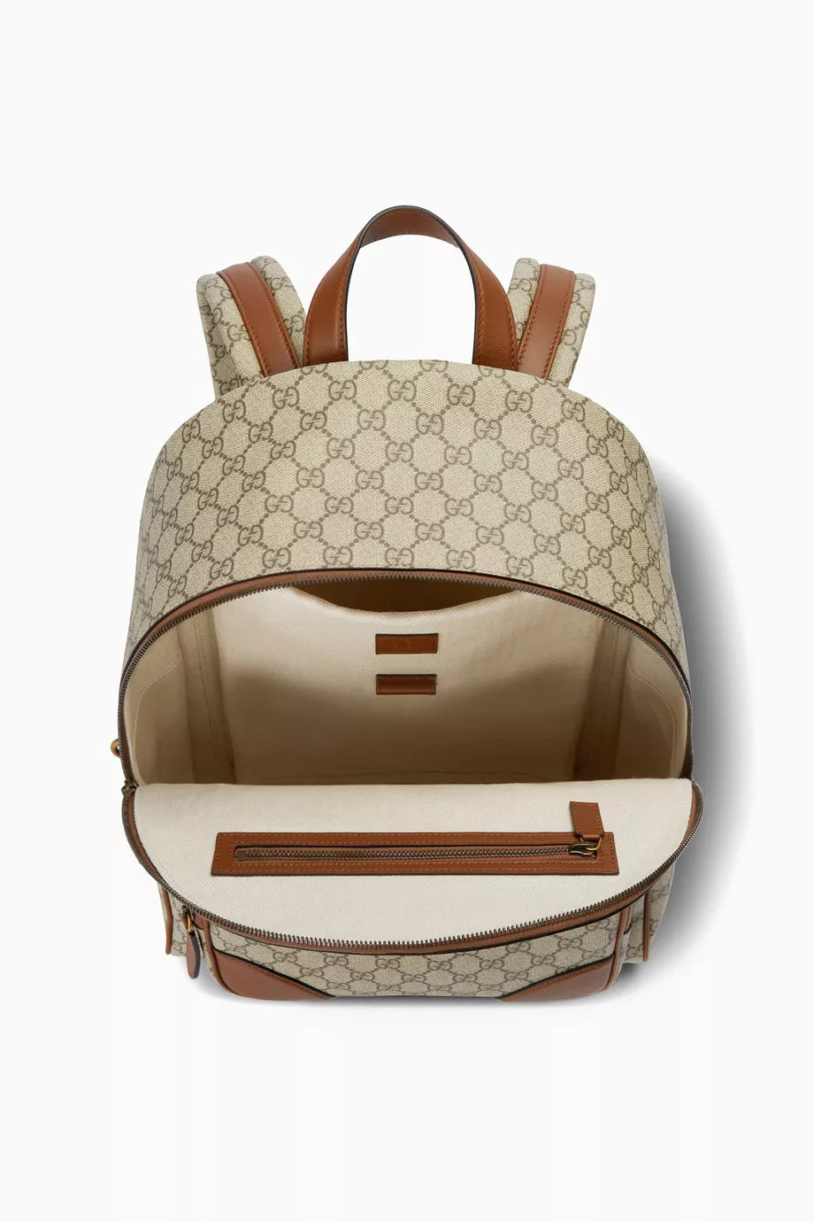 GG Emblem Medium Backpack in Monogram Canvas