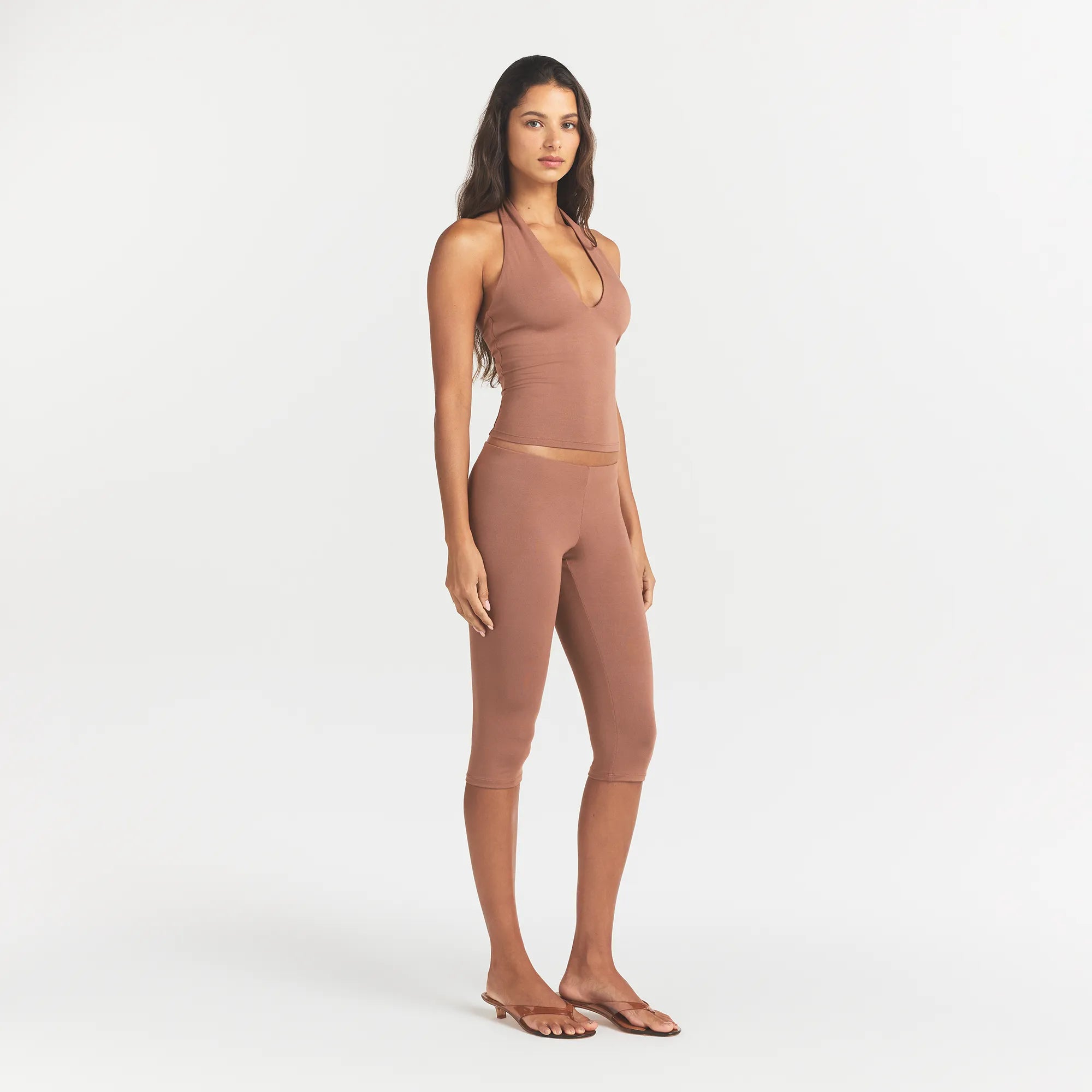 Smooth Layers High-waisted Capri