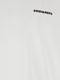 Dsquared2 White T-Shirt with Lettering Logo Printed on the Chest in Cotton Man