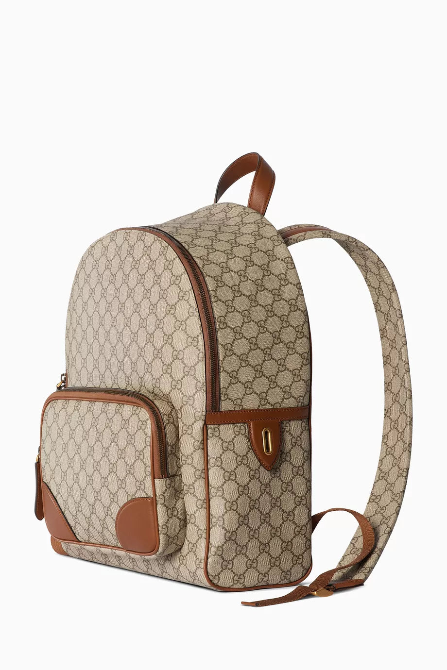 GG Emblem Medium Backpack in Monogram Canvas