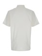 Givenchy White Polo Shirt with Logo Embroidery on the Front in Cotton Man