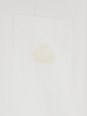 Fendi White Shirt with Classic Collar and Logo Embroidery on the Front in Cotton Man
