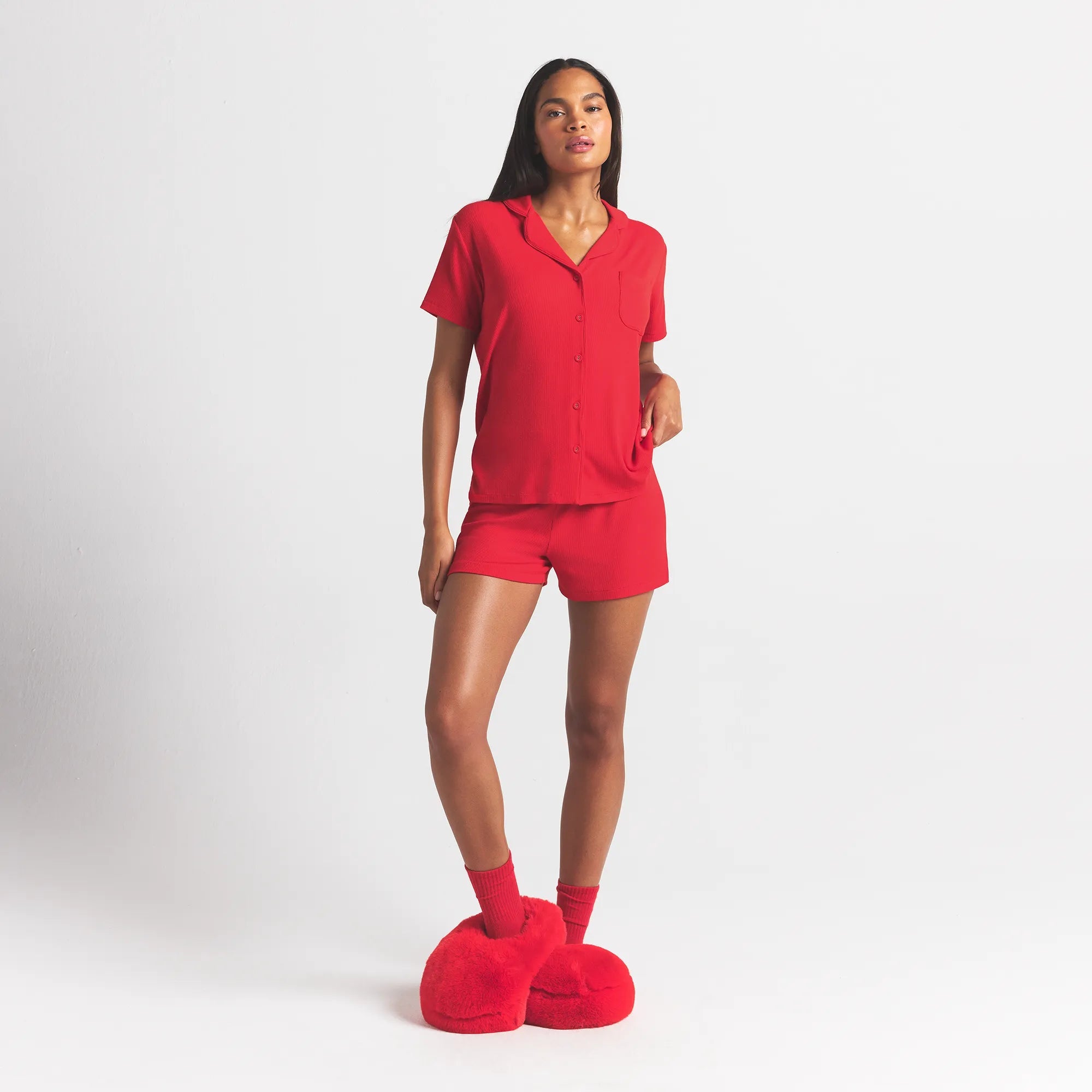 Soft Lounge Short Sleep Set