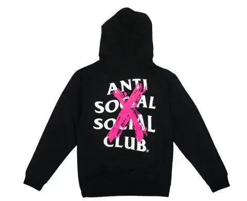 Anti Social Club ASSC Hoodie Cancelled Black - Size: S Hoodies | Shop From The Mirage