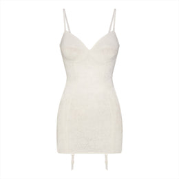 Lace Shapewear Mini Slip Dress