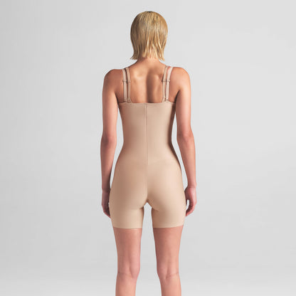 Skims Body Core Sculpt Open Bust Mid Thigh Bodysuit