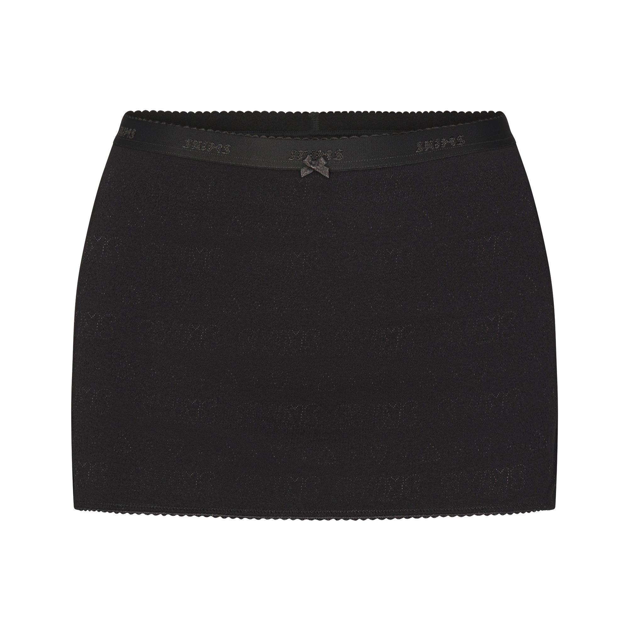 Logo Pointelle Micro Skort