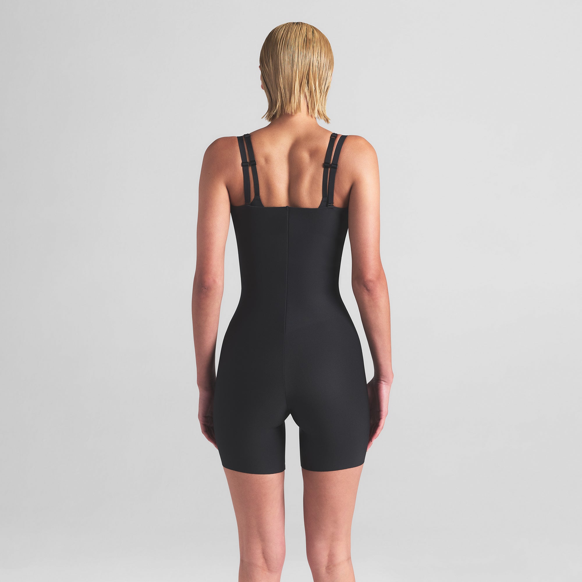 Skims Body Core Sculpt Open Bust Mid Thigh Bodysuit