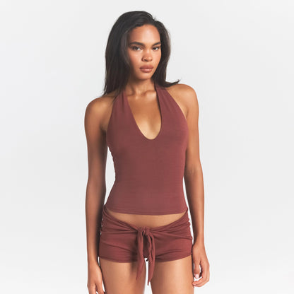 Smooth Layers Halter Top
