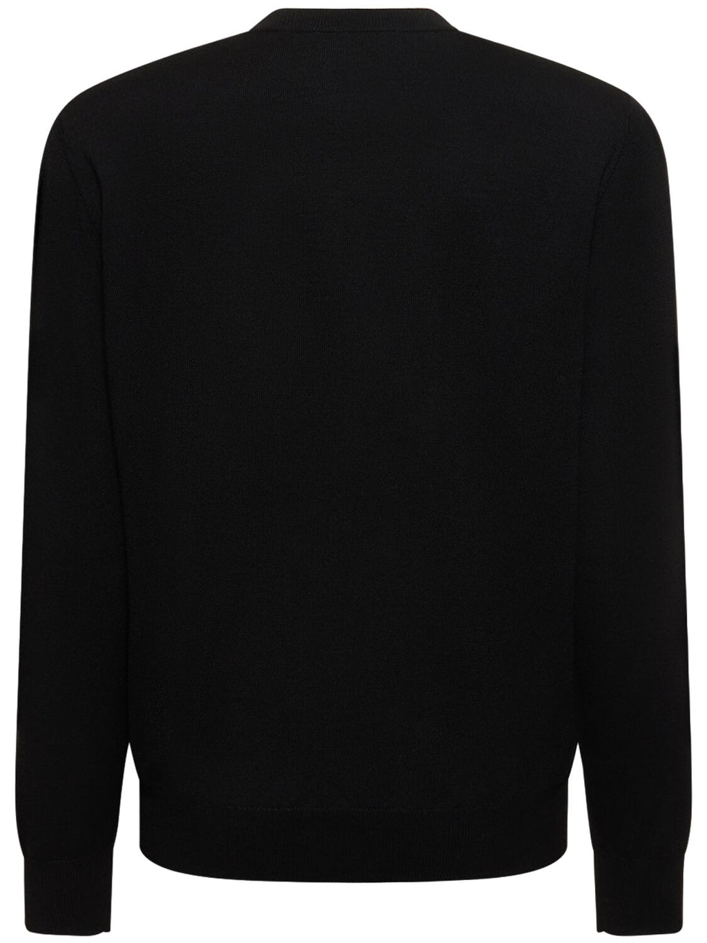 Dsquared2 Dsquared2 Logo jacquard wool blend sweater - Size: S Sweatshirts | Shop From The Mirage