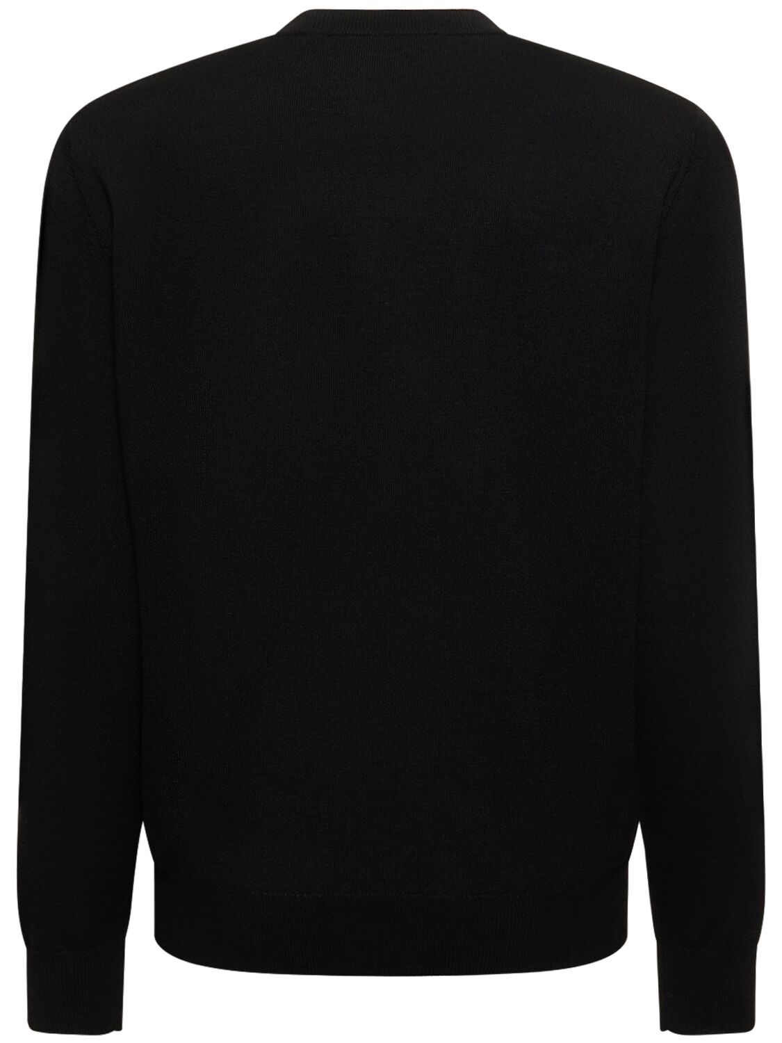 Dsquared2 Dsquared2 Logo jacquard wool blend sweater - Size: S Sweatshirts | Shop From The Mirage