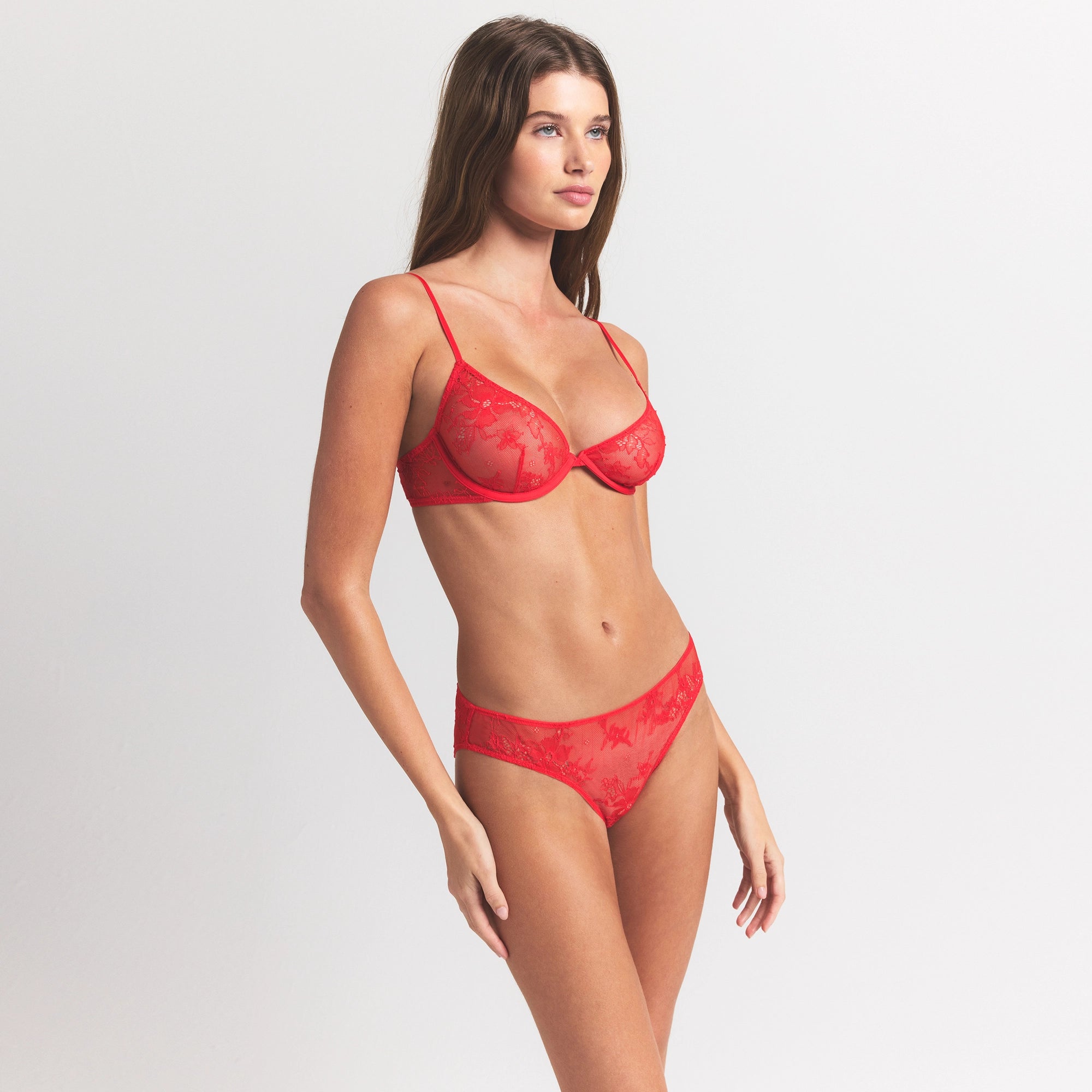 Ultra Fine Lace Unlined Scoop Bra