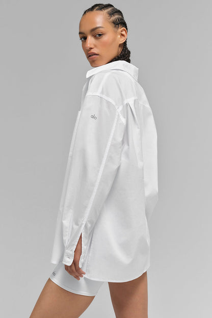 Cotton Real Deal Button Up Long Sleeve
