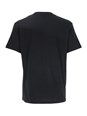 Valentino Black Crewneck T-Shirt with Logo Patch on the Front in Cotton Man