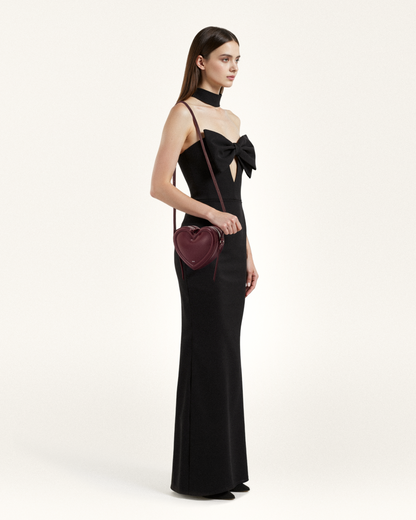 Arlene Heart Shaped Bag - Magenta