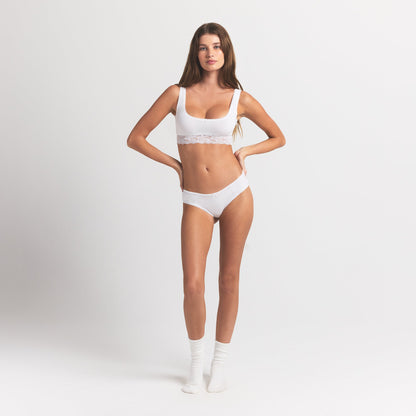Lightweight Cotton Lace Hipster