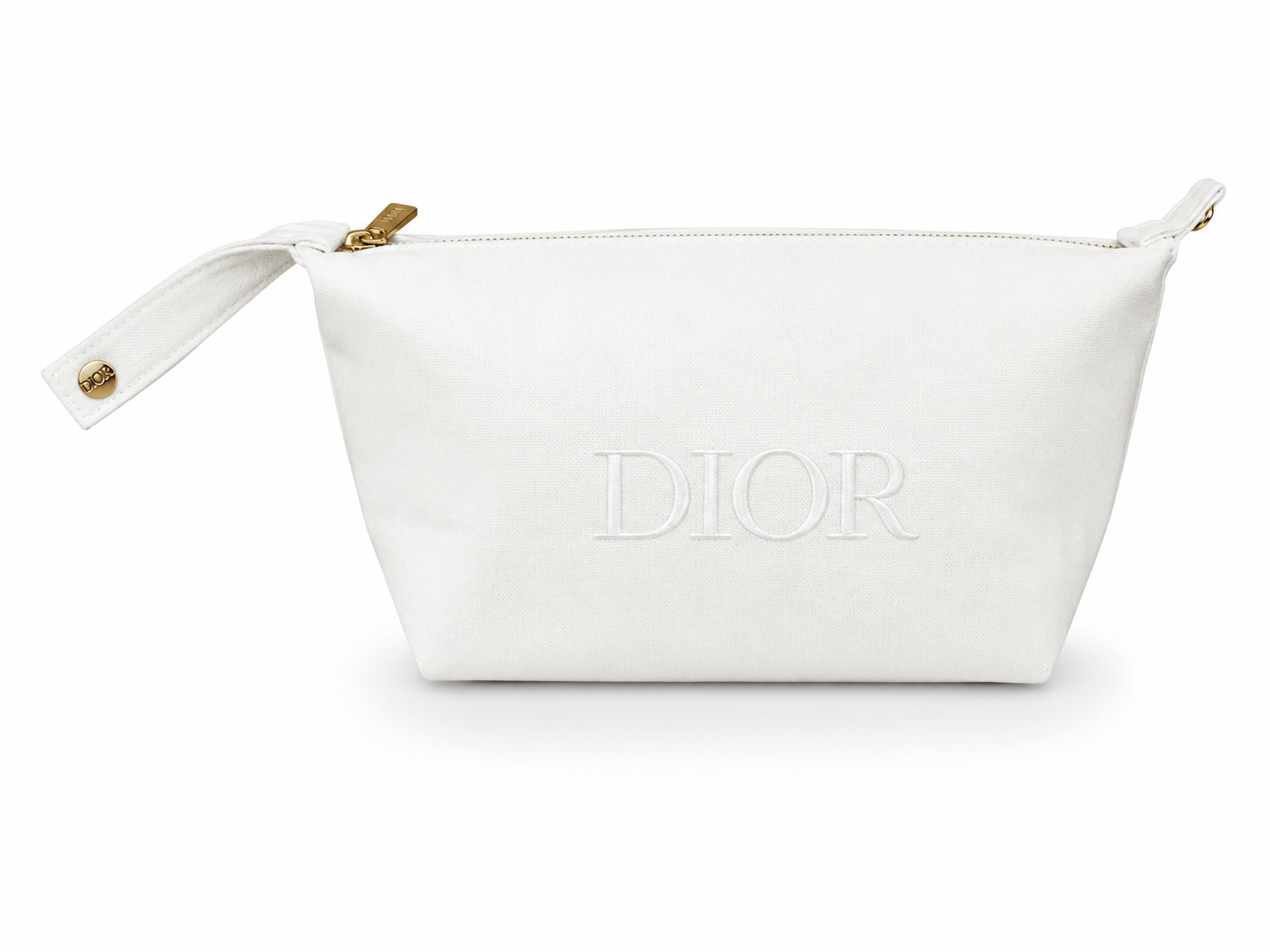 Christian Dior Beauty GWP VIP 2025 White Travel Carry Makeup Cosmetic Pouch