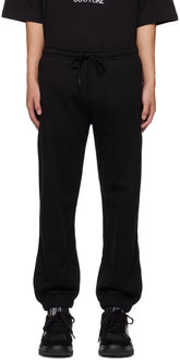 Black Embroidered Lounge Pants