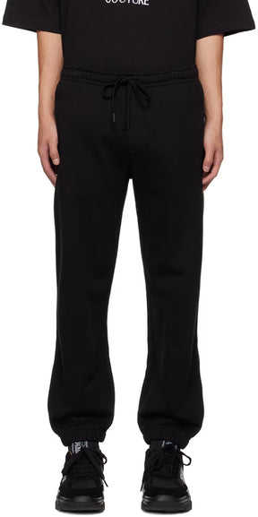 Black Embroidered Lounge Pants