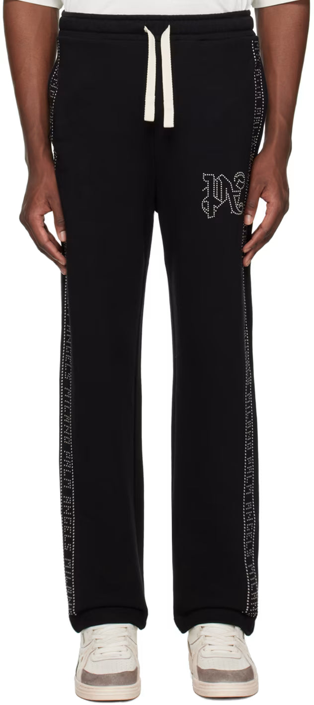 Black Studded Sweatpants
