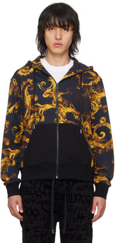 Black Watercolour Couture Hoodie