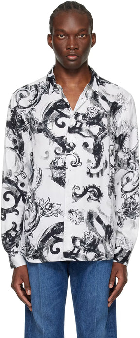 White Watercolour Shirt