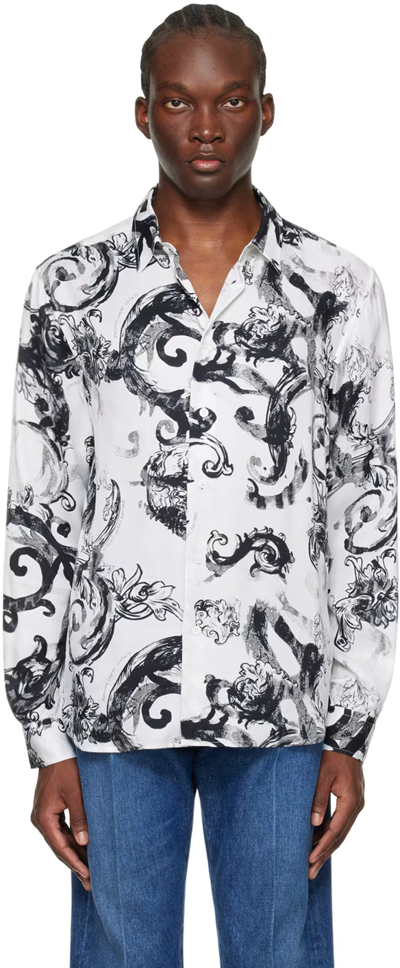 White Watercolour Shirt