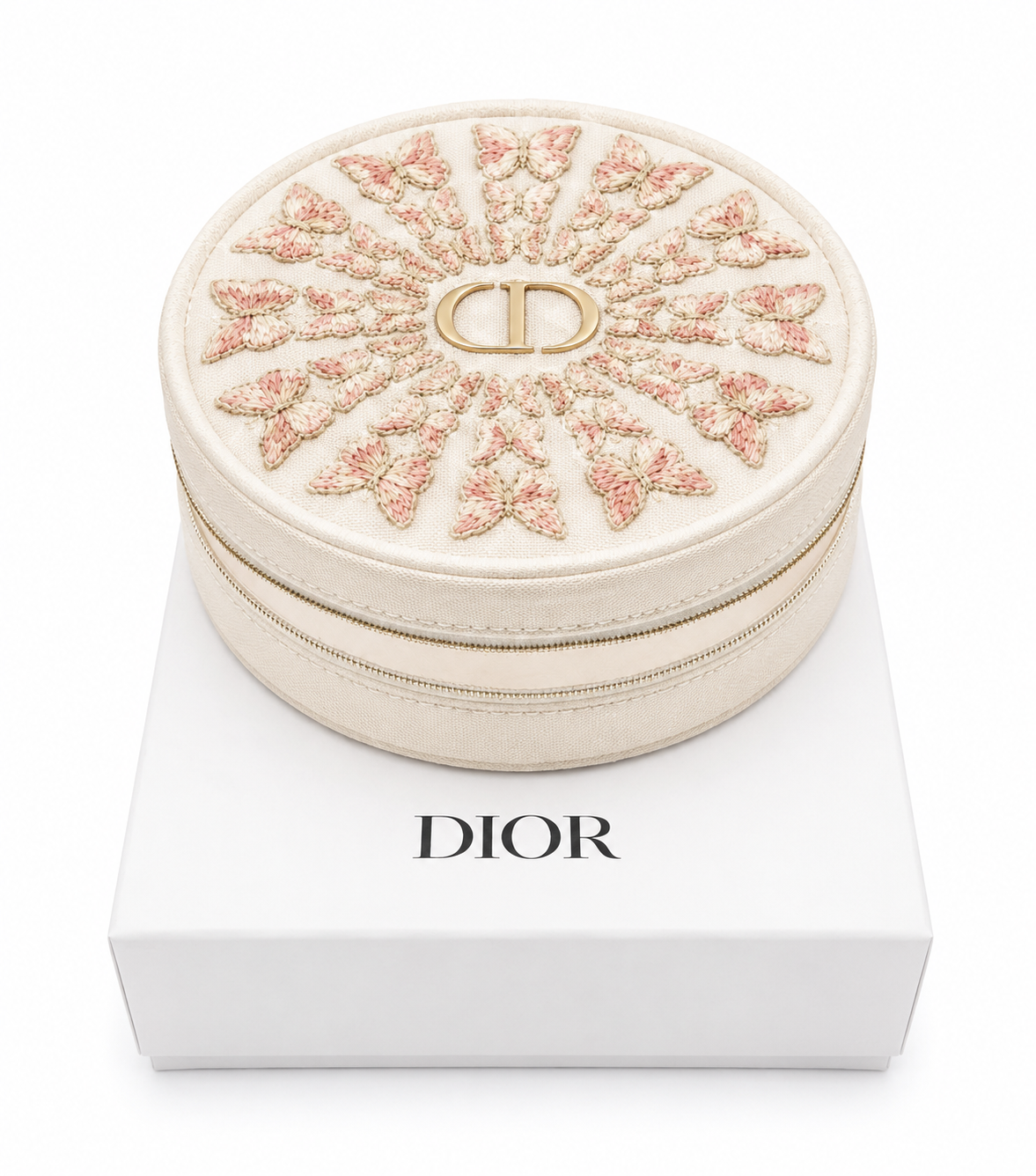 DIOR Beauty Gold Makeup Bag Pouch Case Holiday 2026 New limited edition