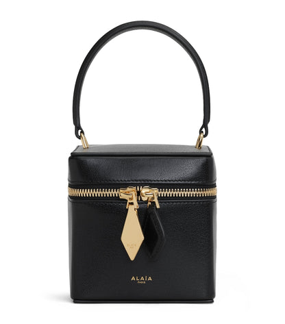 Leather Cube Vanity Bag