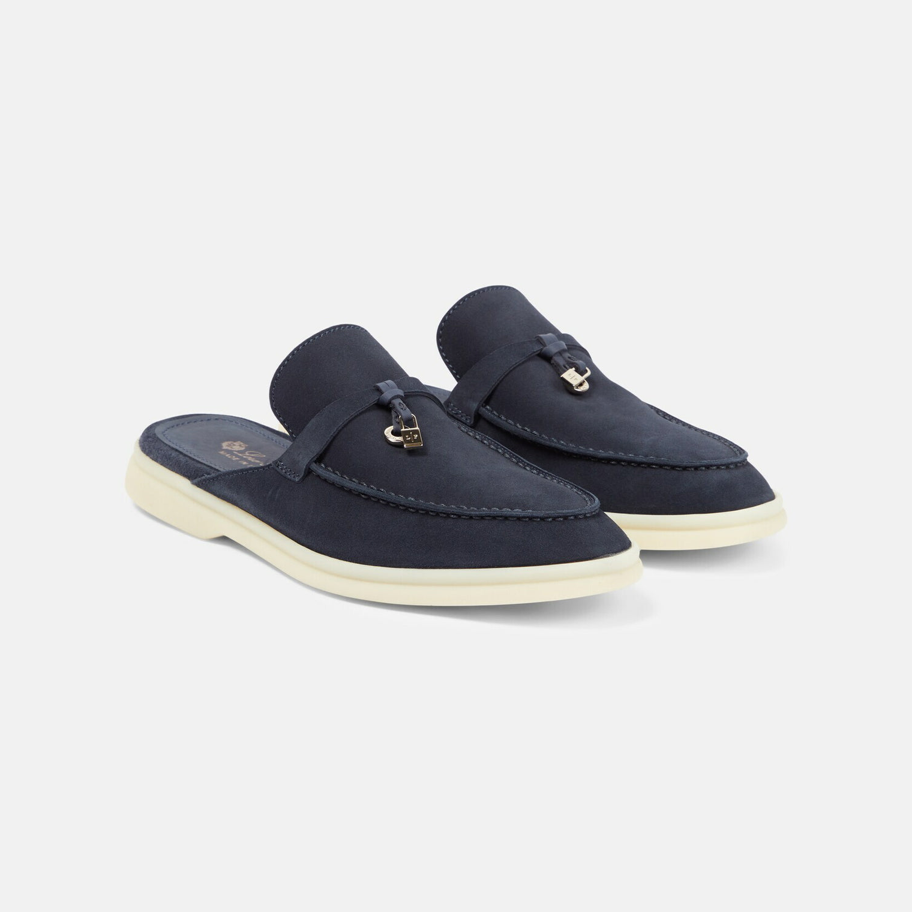 Babouche Charms Walk suede slippers
