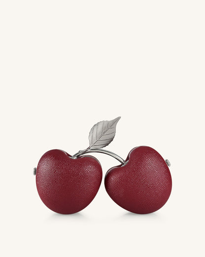 Aureline Cherry Shaped Clutch - Red