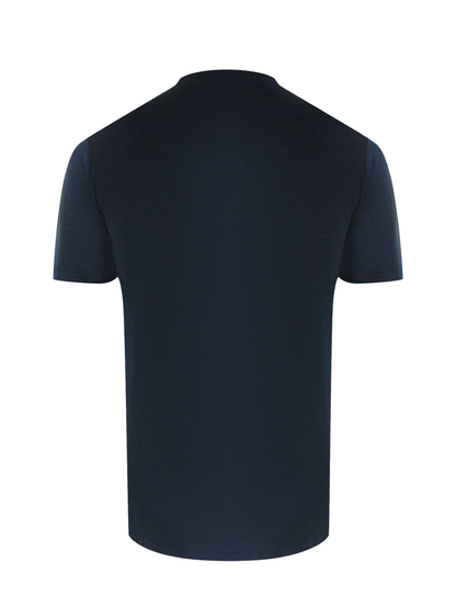 Love Moschino Small Heart Logo Navy Blue T-Shirt