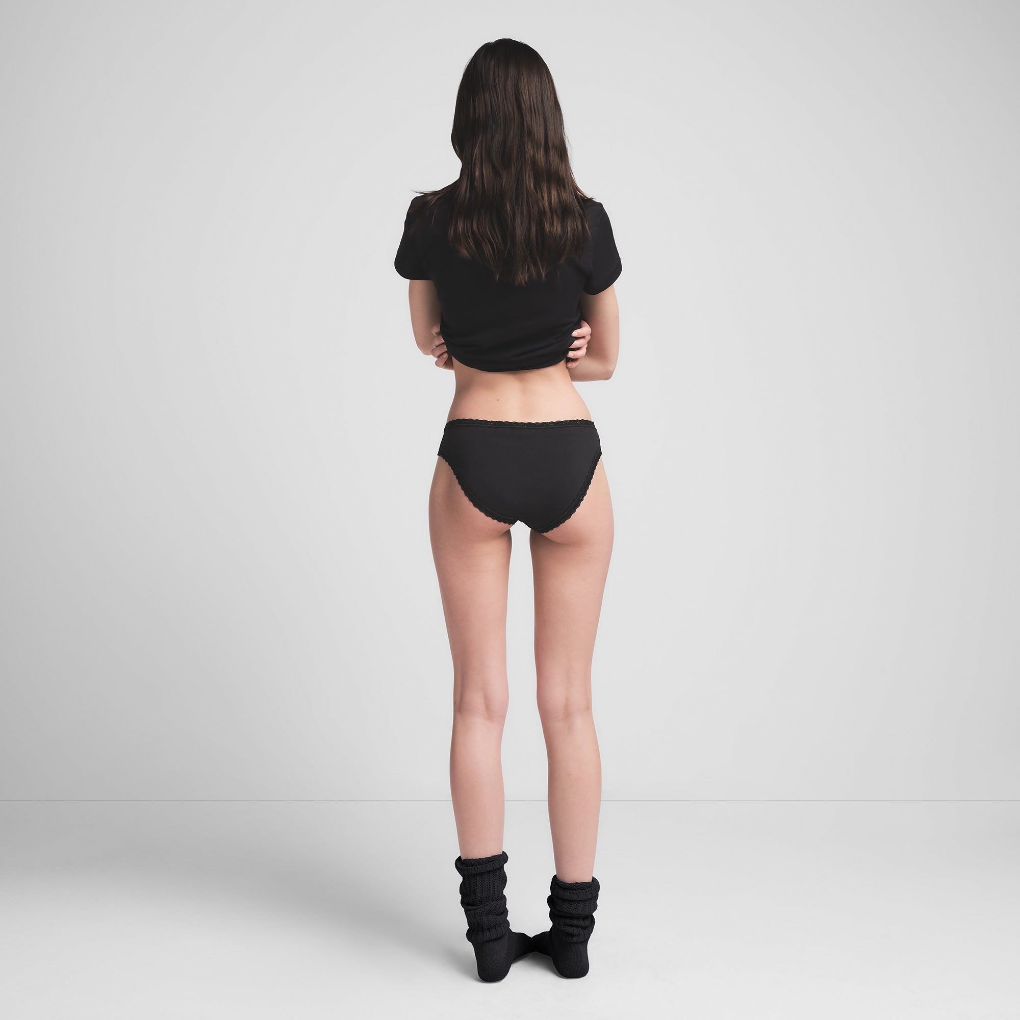 Lightweight Cotton Lace Brief